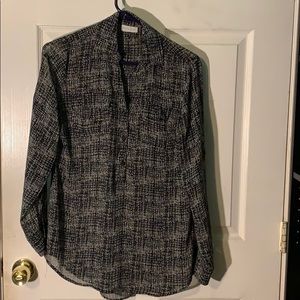 New York and company button down shirt